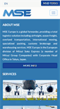 Mobile Screenshot of mse-europe.net